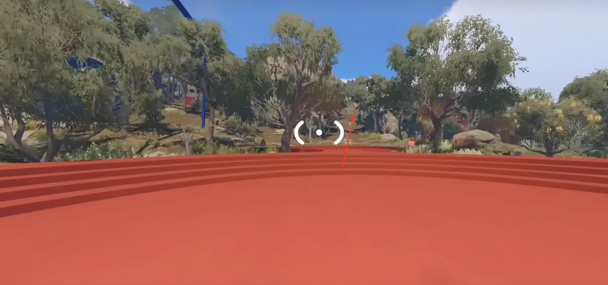 The path leading away from spawn toward the hidden room route