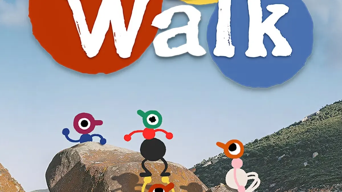 A Big Walk session showing its room code